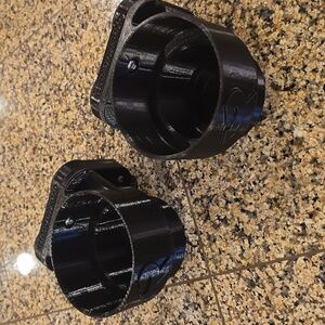 Set Of (2) Magnetic Molded Plastic Cup Holders